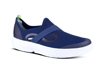  OOfos OOmg Mesh Low - Navy/White Xcelsior